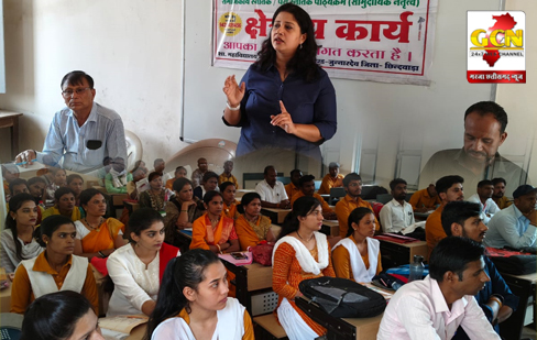 बी एस डब्ल्यू व एम एस डब्ल्यू के छात्रो को बताये नशा के दुष्प्रभाव ।