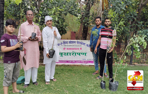 विश्व पर्यावरण दिवस पर संस्था अवाम ए हिन्द सोशल वेलफेयर कमेटी ने छायादार फलदार पौधे रोपित कर किया पौधारोपण : मो. सज्जाद खान, संस्थापक