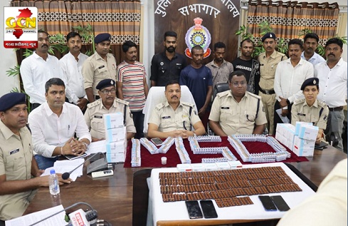 महासमुन्द पुलिस के द्वारा नशे का कारोबार करने वालों पर ताबडतोड कार्यवाही ।