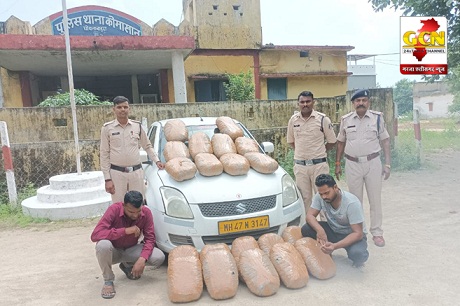 01 क्विंटल गांजा के साथ 02 अन्तर्राज्जीय तस्कर गिरफ्तार...