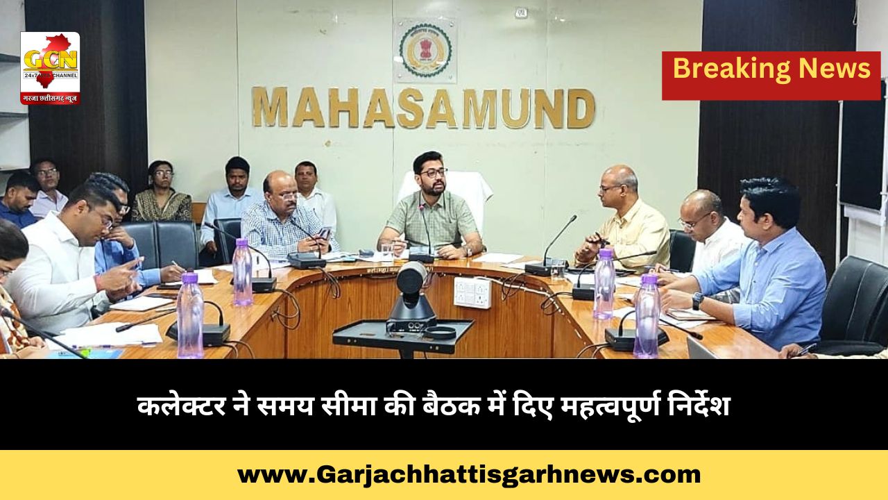 कलेक्टर ने समय सीमा की बैठक में दिए महत्वपूर्ण निर्देश