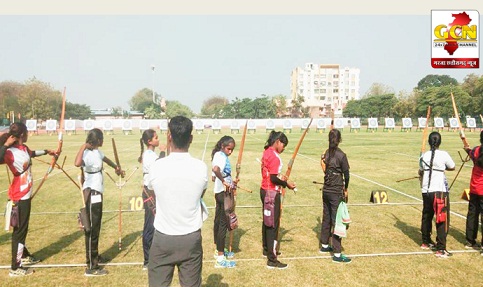 राष्ट्रीय तीरंदाजी प्रतियोगिता गुजरात में शामिल हुई नवलीन