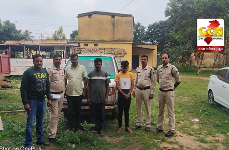 भैंसा चोरी करने व खरीदने वाले 3 आरोपियों को पुलिस ने किया गिरफ्तार
