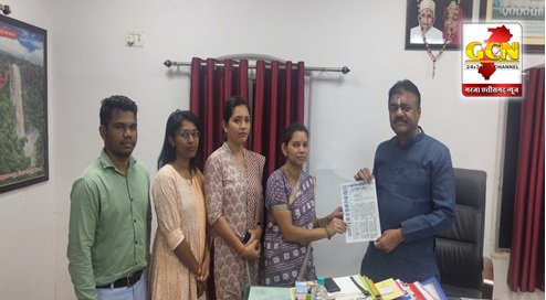 खाद्ध एवं नागरिक आपूर्ति निरीक्षक संघ ने संसदीय सचिव रेखचंद जैन को सौंपा ज्ञापन